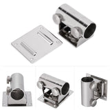 High Strength Adjustable Stainless Steel Umbrella Holder Bracket Stand Base - Top-Down View