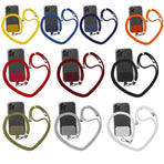 Adjustable Phone Lanyard with Patch for Most Cases Neck Strap Holder - Green
