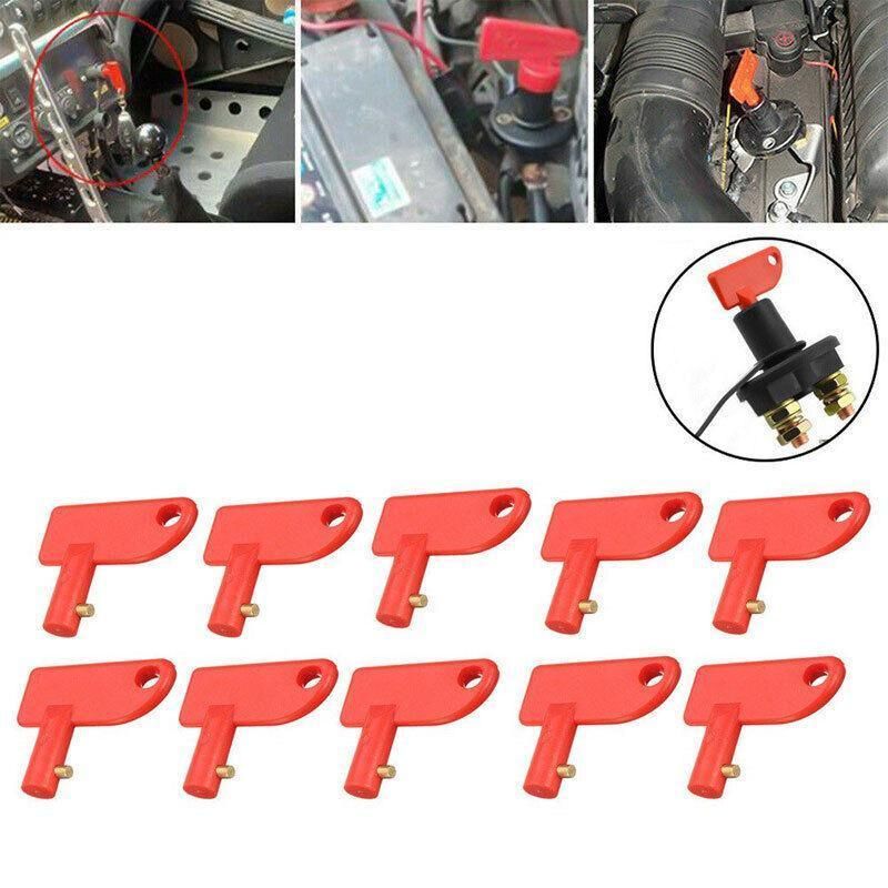 2Pcs Battery Car Off Spare Switch Universal Key Cut Power Isolator Kill Au Stock