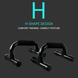 Home Sponge Foam Push Up Bars H-shaped Trainer Men Women Home Fitness Equipment - Extra Image