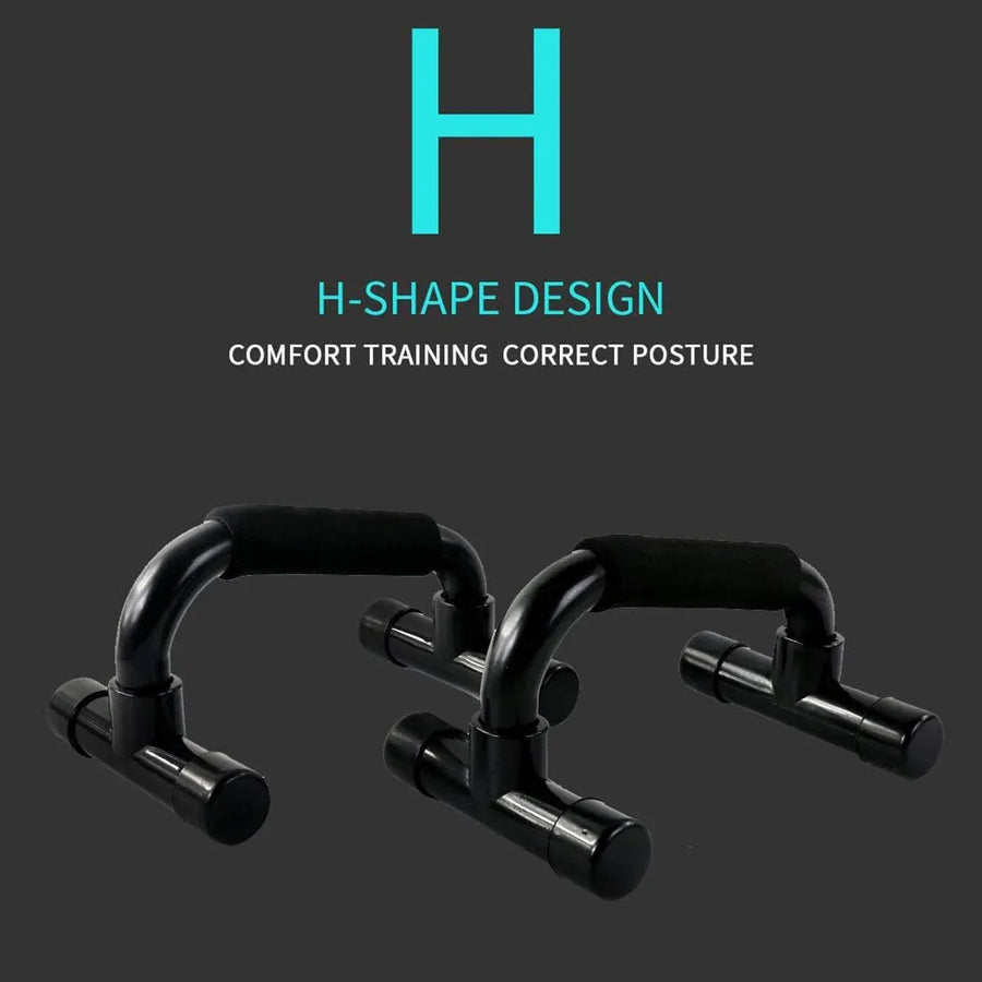 Home Sponge Foam Push Up Bars H-shaped Trainer Men Women Home Fitness Equipment