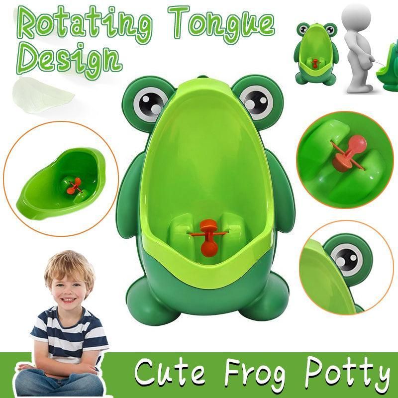 Frog Shaped Kid Baby Potty Toilet Training Urinal Boys Pee Trainer Bathroom Au