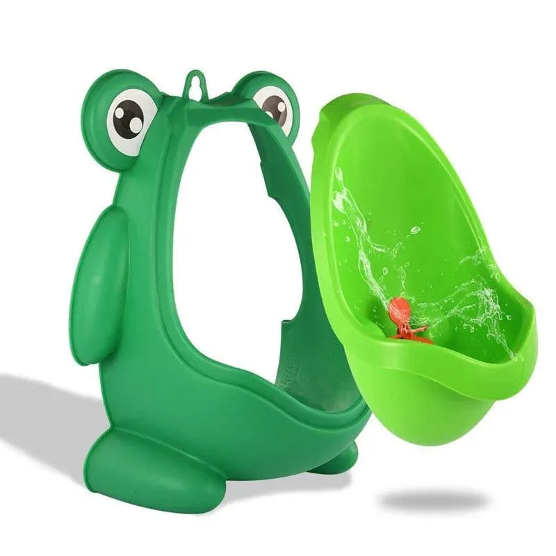Frog Shaped Kid Baby Potty Toilet Training Urinal Boys Pee Trainer Bathroom Au
