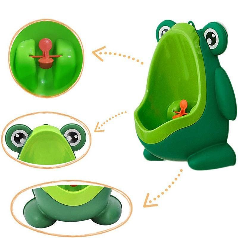 Frog Shaped Kid Baby Potty Toilet Training Urinal Boys Pee Trainer Bathroom Au