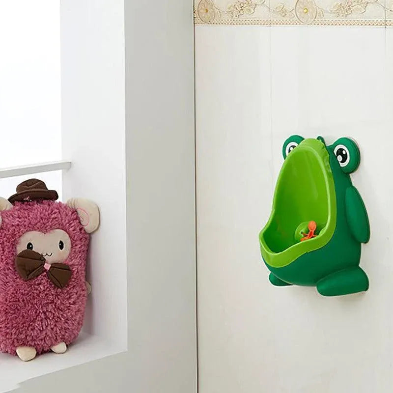 Frog Shaped Kid Baby Potty Toilet Training Urinal Boys Pee Trainer Bathroom Au
