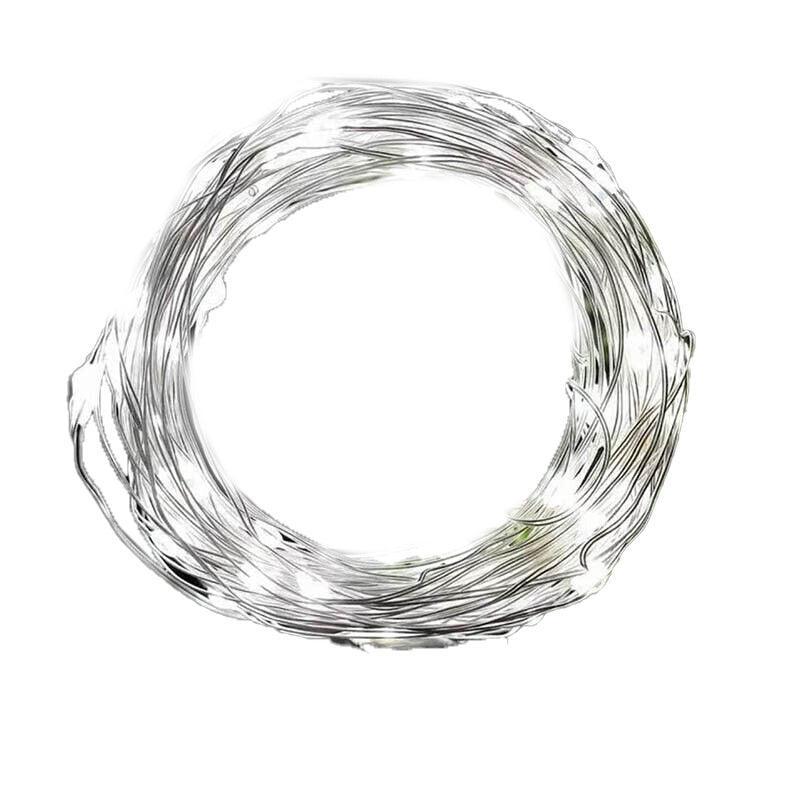 5M 10M 20M Usb Powered Copper Wire String Fairy Lights Xmas Wedding Party Home - Pure White(5m 50lights)