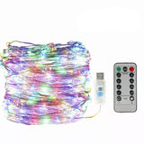5M 10M 20M Usb Powered Copper Wire String Fairy Lights Xmas Wedding Party Home - Warm White(10m 100lights) - Extra Image