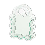 Creative Transparent Acrylic Vase Flower Ornament Dried Floral Display Tank - Handheld model-Green