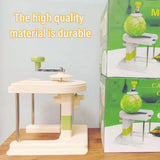 Hand Crank Vegetable Cutter Shredder Cabbage Slicer Household Grater Tool - Top-Down View