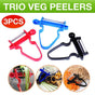 3PCS Multi-Function Vegetable Peelers Set Slicer and Julienne Tools