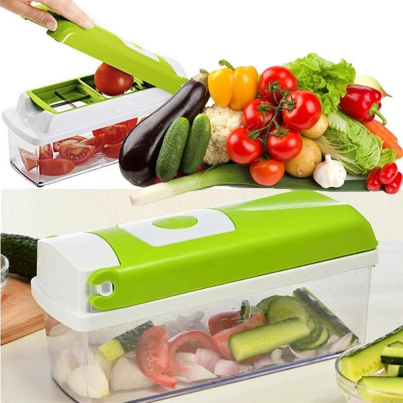 12 In 1 Food Slicer Dicer Nicer Container Chopper Peeler Vegetable Fruit Cutter