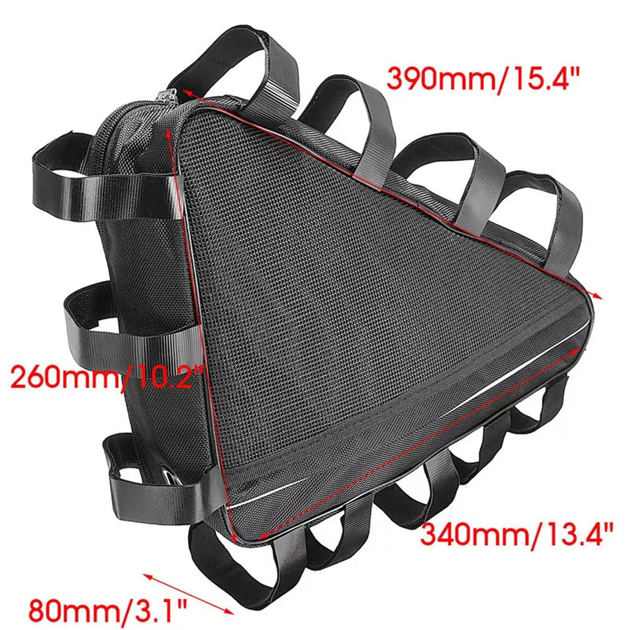 Waterproof Mountain Bike Lithium Battery Storage Bag Bicycle Triangle Frame Pack