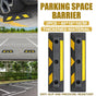 2PCS Rubber Parking Curb Wheel Stop for Driveway and Car Park