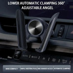 Gravity Phone Holder for Car Air Vent Mount Auto-Clamp Cradle Bracket - Blue