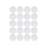 Strong Sticky Round Self Adhesive Dots DIY Bond Tape No Mark Fasteners - Transparent 102 Pairs - 15mm
