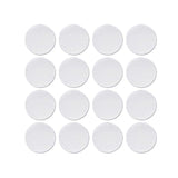 Strong Sticky Round Self Adhesive Dots DIY Bond Tape No Mark Fasteners - White 108 Pairs - 10mm - Low Angle