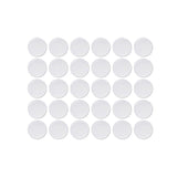 Strong Sticky Round Self Adhesive Dots DIY Bond Tape No Mark Fasteners - Black 30Pairs - 15mm - Rear View