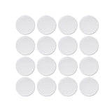 Strong Sticky Round Self Adhesive Dots DIY Bond Tape No Mark Fasteners - White 20Pairs - 20mm