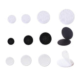 Strong Sticky Round Self Adhesive Dots DIY Bond Tape No Mark Fasteners - White 30Pairs - 15mm - Front View
