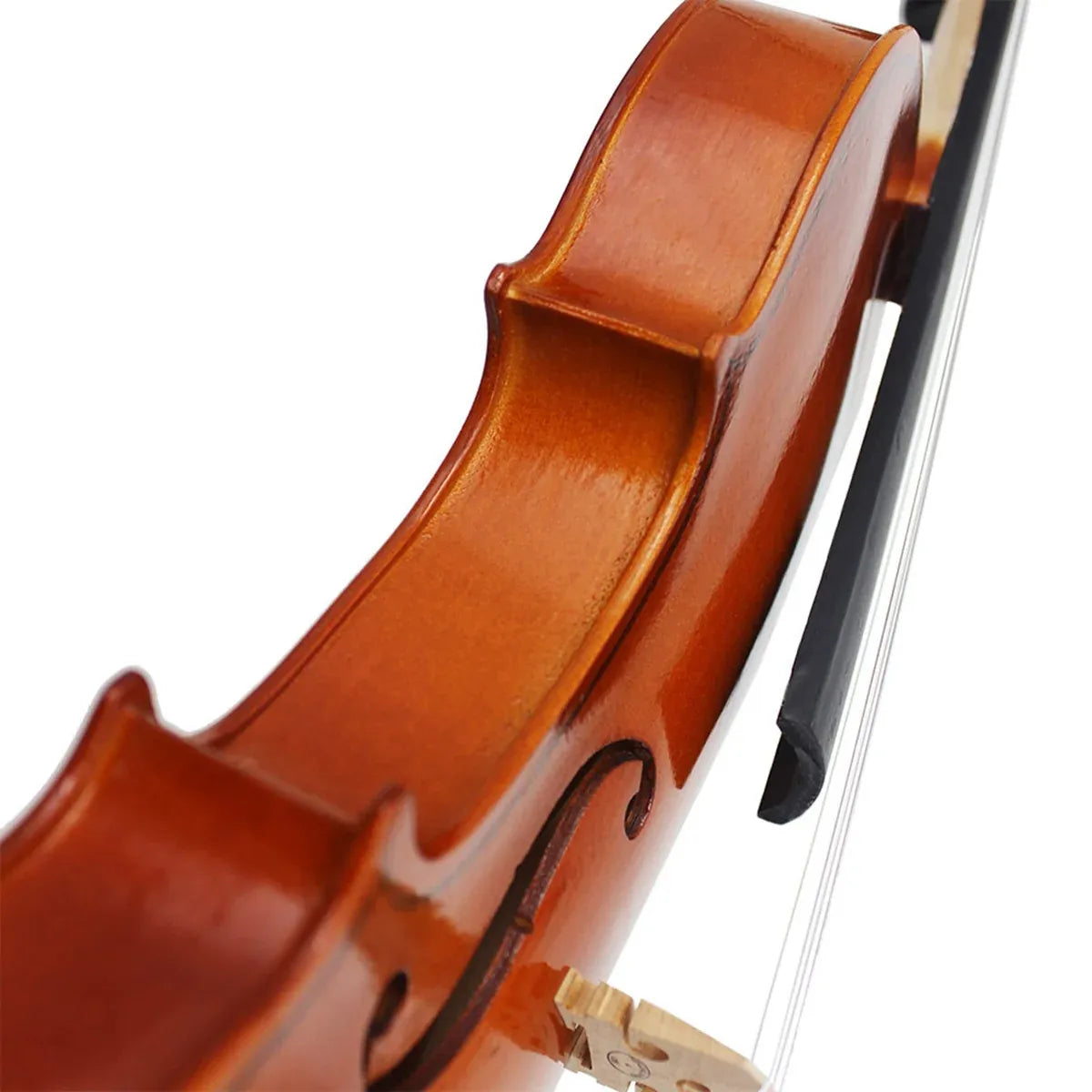 Beginner Violin 4/4 Set Durable Linden Wood for Kids Adults Learning