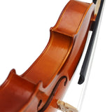 Beginner Violin 4/4 Set Durable Linden Wood for Kids Adults Learning - Extra Image