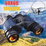 60X60 Day/Night Vision Binoculars Telescope 3000M Waterproof Outdoor Travel