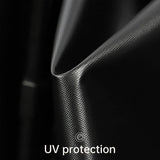 Large 16 Bone Automatic Umbrella Unisex Long Handle Dual Use Rain Sun Umbrella - White - Extra Image