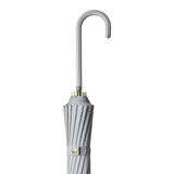 Large 16 Bone Automatic Umbrella Unisex Long Handle Dual Use Rain Sun Umbrella - White - Extra Image