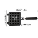Waffle Pan Mould DIY Cake Baking Tool Lattice Muffin Mold Tray for Kitchen Oven