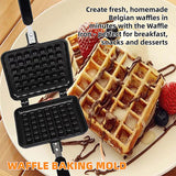 Waffle Pan Mould DIY Cake Baking Tool Lattice Muffin Mold Tray for Kitchen Oven - 45-Degree Angle