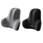 Office Chair Back Support Lumbar Cushion Seat Memory Foam Lumbar Pillow Comfort - Black