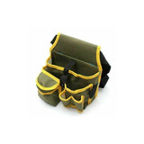 Electrician Tool Bag Waist Pocket Maintenance Pouch Belt Storage Canvas Holder - Front View
