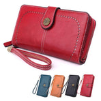 Women Wallets Purse Organizer Pouch Bag Credit Card Cash Holder Case Handbag Au - Black