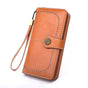 Women Wallets Purse Organizer Pouch Bag Credit Card Cash Holder Case Handbag Au - Brown