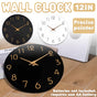 12 Inch Digital Wall Clock Simple Hanging Watch for Living Room Home Decoration - White