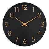 12 Inch Digital Wall Clock Simple Hanging Watch for Living Room Home Decoration - White