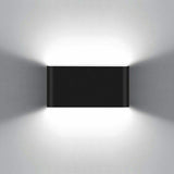LED Wall Light IP65 Waterproof Modern Up Down Outdoor Indoor Sconce Lamp - Wall Light-Black-Cool - 45-Degree Angle