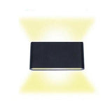 LED Wall Light IP65 Waterproof Modern Up Down Outdoor Indoor Sconce Lamp - Wall Light-Black-Warm - Extra Image