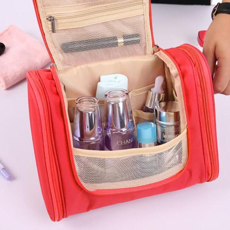 Makeup Bag Hanging Travel Toiletry Cosmetic Organizer Wash Bag Waterproof - Navy