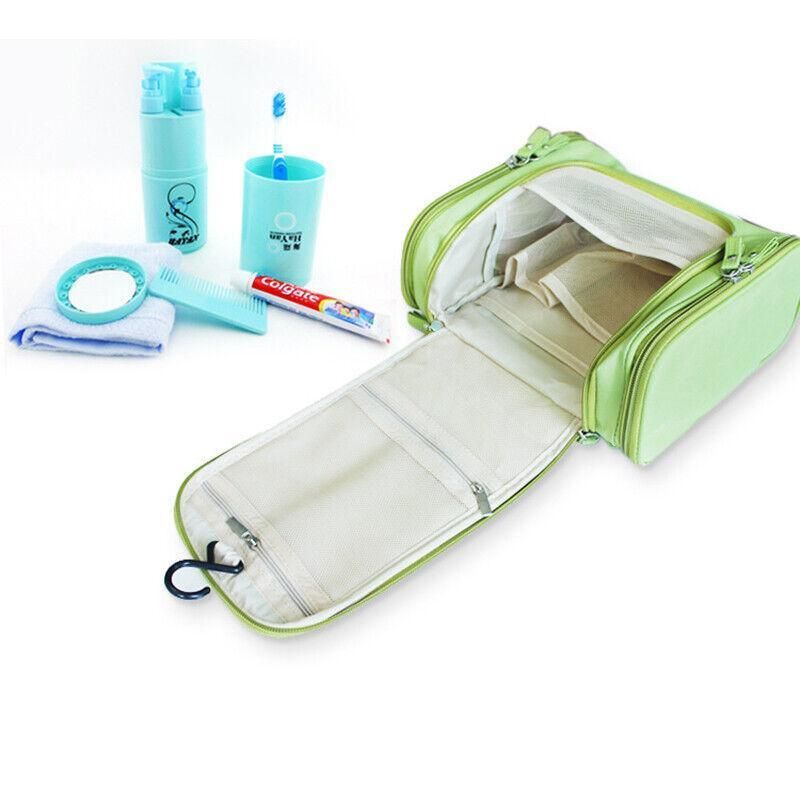 Makeup Bag Hanging Travel Toiletry Cosmetic Organizer Wash Bag Waterproof - Navy