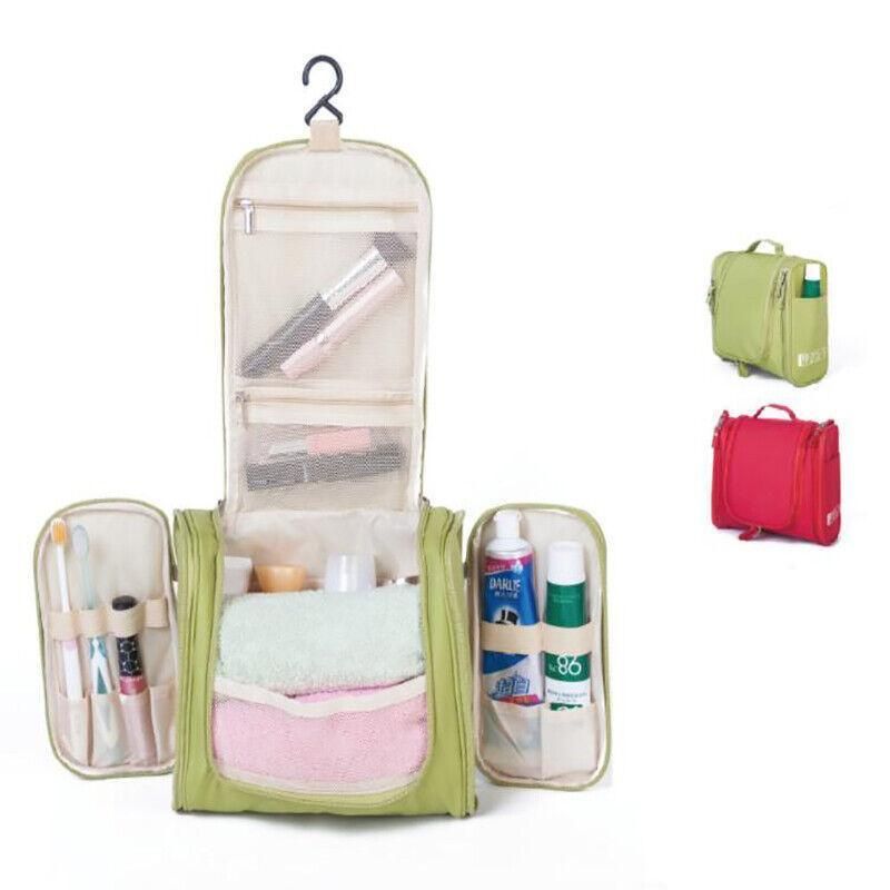 Makeup Bag Hanging Travel Toiletry Cosmetic Organizer Wash Bag Waterproof - Navy