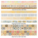 Gold Foil Washi Tape Set Decorative Craft Tape for Gift Wrapping Scrapbooking - YSSCJ