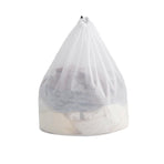 Laundry Washing Mesh Net Bag Drawstring Delicate Cloth Cleaning Clothes Lingerie - L (60*50CM)