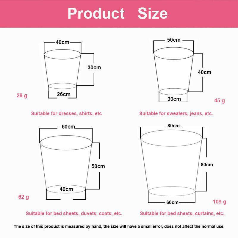 Laundry Washing Mesh Net Bag Drawstring Delicate Cloth Cleaning Clothes Lingerie - S (40*30CM)