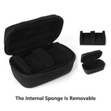 Two Card Portable Watch Organizer Box Storage Case for Watches and Straps - Top-Down View