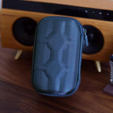 Two Card Portable Watch Organizer Box Storage Case for Watches and Straps - Low Angle