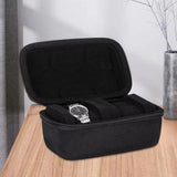 Two Card Portable Watch Organizer Box Storage Case for Watches and Straps - Extra Image