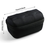 Two Card Portable Watch Organizer Box Storage Case for Watches and Straps - Side View