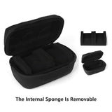 Two Card Portable Watch Organizer Box Storage Case for Watches and Straps - Top-Down View