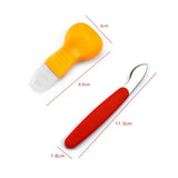 2PCS Watch Case Back Remover Tools Set Snap Pry Knife for Watch Battery Replacement - Side View